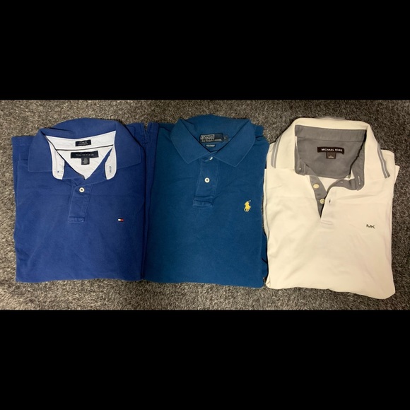 Polo Ralph Lauren Other - 3 MENS LARGE POLOS (MICHAEL KORS, RALPH LAUREN, TOMMY HILFIGER)